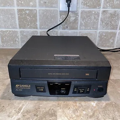 Vintage Sansui VHS Video Cassette Player AC/DC Model: VCP1506 No Remote Tested • $39