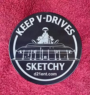$47.95 • Buy Sketchy Hitch Plug, V-drive, Trailer, Art Casale, Drag Boat, Hydro, Flatbottom
