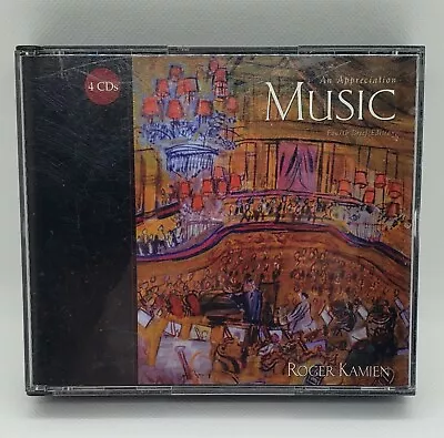 Roger Kamien Music An Appreciation - Set Of 4 CDs - Fourth Brief Edition • $5