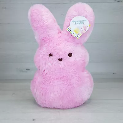 Pink Peeps Super Soft 15  Plush Bunny Marshmallow Scented By Dan Dee NEW W Tag • $24.99