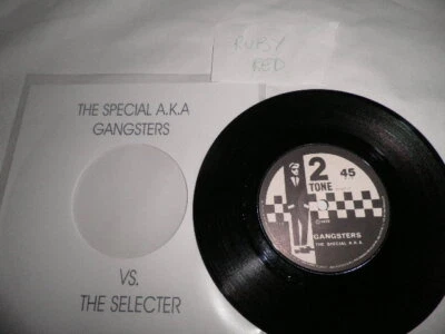 £19.99 • Buy The Specials Gangsters  ( Ruby Red )  7  Record Ska Mod Two Tone Punk 