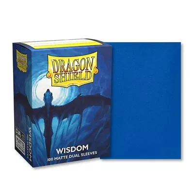 Dual Matte Wisdom 100 Ct Dragon Shield Sleeves Standard Size VOLUME DISCOUNT • $13.65