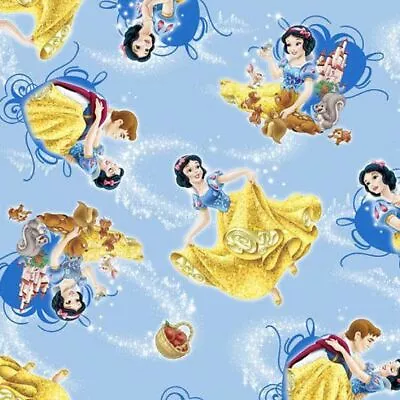 Disney Princess Snow White Sewing Quilting Cotton Fabric 1/2 Yard • $13.50