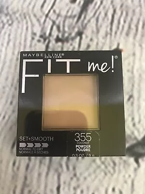 Maybelline Fit Me Set & Smooth Pressed Powder Shade # 355 Coconut NEW SEALED • $7.99