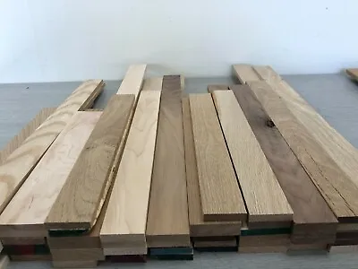 Job Lot Of Damaged Timber Oak Walnut Maple Ash St.Beech 50 Pieces Per Lot Ofcuts • £49.95