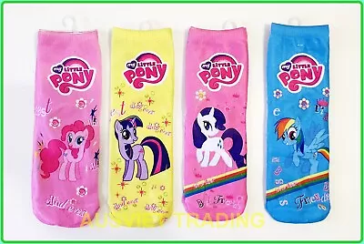 New My Little Pony Socks Foot Sox Set 2 Pairs Girls Kids Cartoon • $5.77