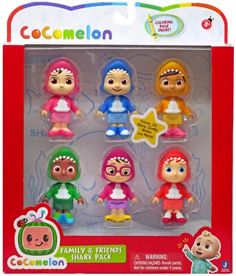 CoComelon - Family & Friends 3  Figure Shark Theme 6 Pack-NIB! (7) • $8.95