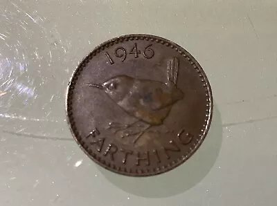 United Kingdom UK Great Britain Farthing 1/4 Penny 1946 Circulated • $2.40