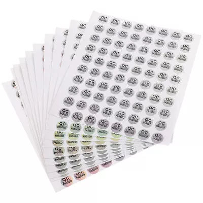 1600Pcs Self Adhesive QC Passed Labels Warehouse Quality Stickers • $9.01