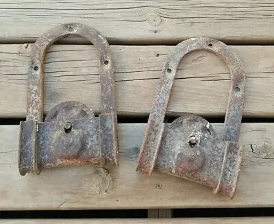 Vintage Barn Door Pulleys  Rollers Pair • $39.99