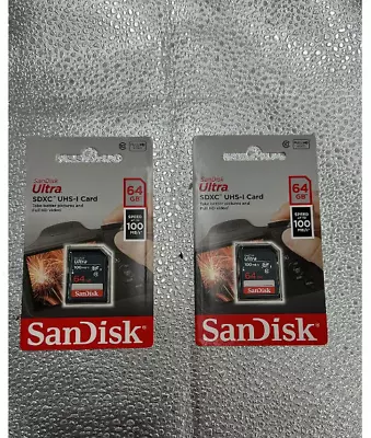 Brand New SanDisk 64GB Ultra SDXC UHS-I Memory Card 100MB/s! • $6.75