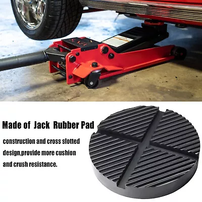 Rubber Jack Pad Adapter Pinch Trolley Weld Cross Slotted Floor 3 Ton/Universal • $11.99