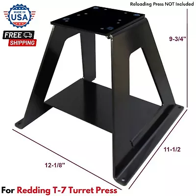 $162.15 • Buy Strong Press Riser Bench Mounting Reloading Stand For Redding T-7 Turret Press