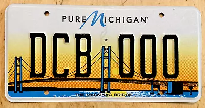 Colorful Mackinac Bridge Graphic Auto Passenger License Plate   Dcb 000   • $18.99