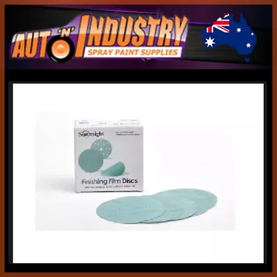 75mm (3inch) VELCR0 Sanding Discs - Box Of 50 -Quality SUNMIGHT Film Backed Disc • $29.85
