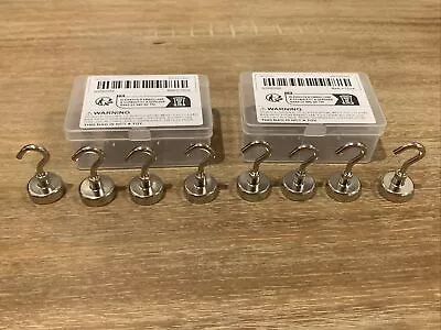 8 Magnetic Hooks 25 Lb Used Once For A Cruise • $1.99