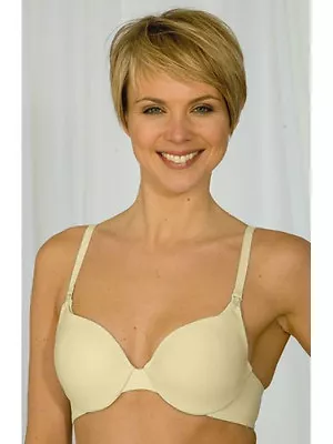 New La Leche League Style 4204 Lightly Padded Nursing Bra Nude 40C • $14.99