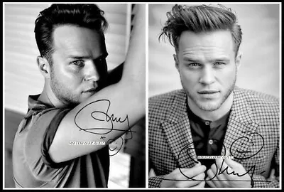 Olly Murs Autographed Cotton Canvas Image. Limited Edition (OM-307) • £9.59