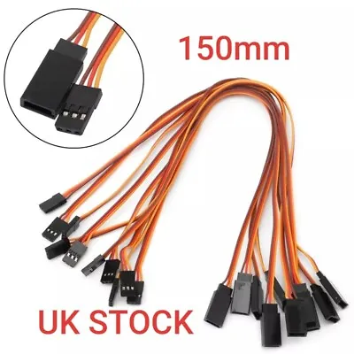 £2.79 • Buy 150mm Servo Extension Male To Female Lead Wire Cable For RC Futaba JR UK STOCK