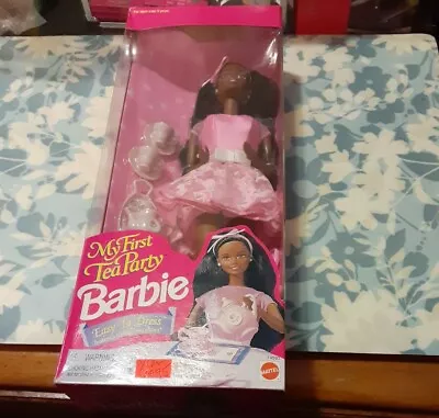 Barbie Doll My First Tea Party African American Mattel # 14593 NIB Vintage Gift • $69.99