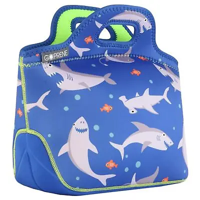 GOPRENE Shark Lunch Bag Box For Boys Insulated Bento Box & Thermos Fit Easily • $19.99
