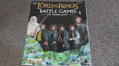 Games Workshop Lord Of The Rings Battle Magazine Issue 1 Deagostini LoTR • £5.99