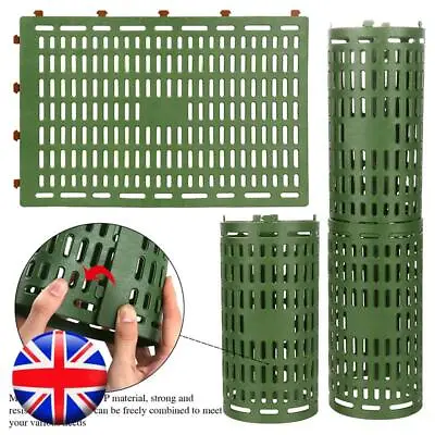 1/3x Garden Tree Trunk Protector Expandable Plant Wraps Cages Around Trunk Bark • £5.85