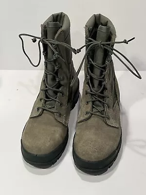 UFCW Mondo PT 8430 Steel Toe Suede Leather Military Boots Vibram Size 6 R • $32.99
