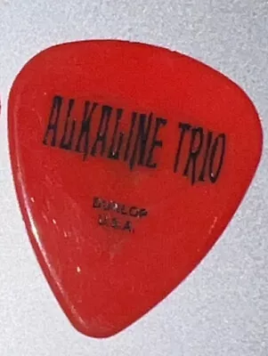 Alkaline Trio Guitar Pick - 2008 Agony & Irony Tour / Matt Skiba /Blink 182 • $5
