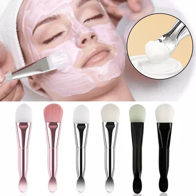 Face Mask Brush Double Head Foundation Applicator BB Cream Blender Soft Hair • $1.39