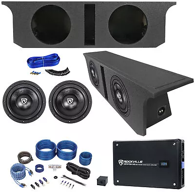 (2) MTX S6510-44 10  1000w RMS Subwoofers+Vented Sub Box+Mono Amplifier+Amp Kit • $504.80