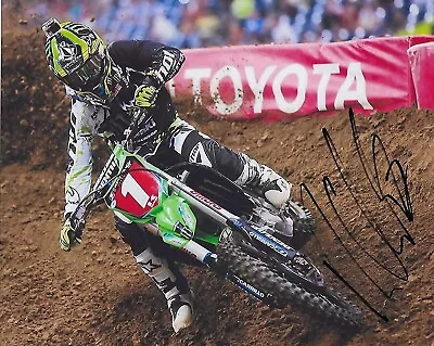 Ryan Villopoto Supercross Motocross Signed Autographed 8x10 Photo.......... • $109.99