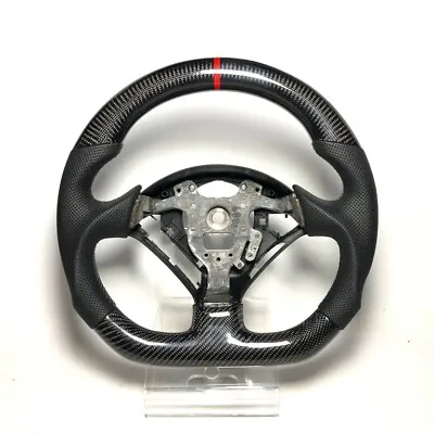 Carbon Flat Bottom Leather Steering Wheel Honda S2000 S2K Acura RSX Insight Red • $699