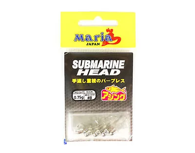 Maria Jig Head Submarine 0.75 Grams  Size 8 (3727) • $10.36