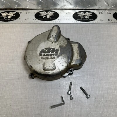 $29 • Buy Ktm 250 400 450 520 525 Rfs 4k3b Stator Flywheel Left Side Case Cover Exc Mxc