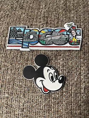 Walt Disney World Magnets Rubber Refrigerator Epcot Mickey Mouse Lot VTG • $4.99