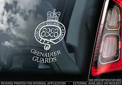 Grenadier Guards - Car Sticker - Royal Military Army Regiment Window Decal - V01 • £3.99