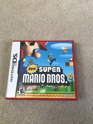 New Super Mario Bros. (Nintendo DS 2006) From Smoke Free Pet Free Home  • $0.99