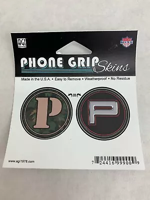 Monogram  P  Mobile Phone Grip SKINS / Fits Pop Socket Or CUP Decal 2 Pack • $2