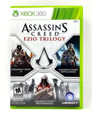 $10 • Buy Assassin's Creed: Ezio Trilogy (Xbox 360, 2013) Complete CIB - Tested -Fast Ship