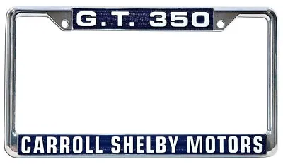 License Plate Frame - Shelby GT350 * Add It To A Real Or Clone G.T. 350 Mustang! • $22