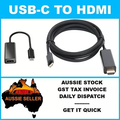 USB TYPE-C To HDMI Adapter Cable 4K 60Hz Monitor Display Converter • $8.25