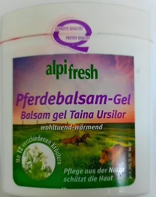  Original Alpi Fresh Pferdebalsam Gel Muscular Pain Relief Fast Action  • £19.99