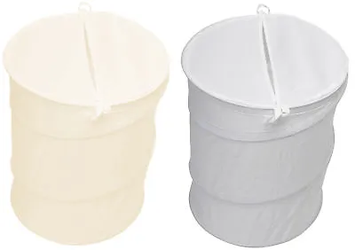 Laundry Basket Collapsisble Compact Washing Clothes Linen Bag 17  X 21.5  • £8.99
