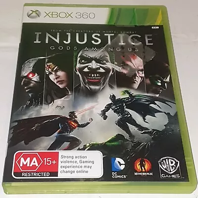 Injustice : Gods Among Us - Xbox 360 Game - PAL - Free Post • $8.99