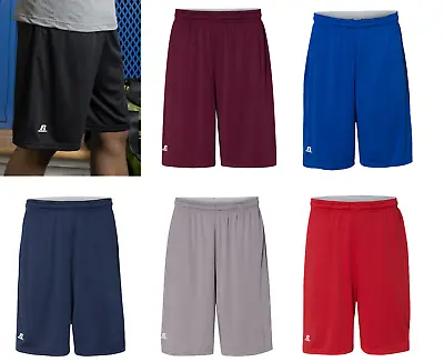 Russell Athletic Dri-Power Mens Essential Performance Shorts With Pockets TS7X2M • $17.19