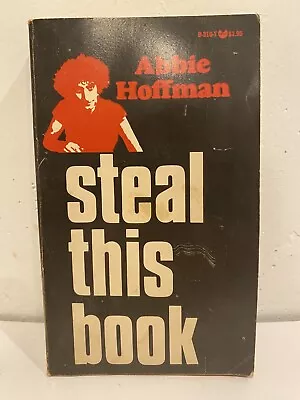 Steal This Book Abbie Hoffman 1971 Pirate Editions First Edition Paperback • $70