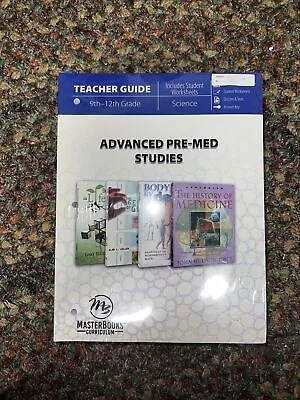 Master Books Advanced Pre-Med Studies Package: Teacher Guide & 4 Books NEW!!! • $64.99