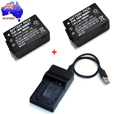 Battery / Charger For Panasonic Lumix DMC-FZ60 DMC-FZ62 DMC-FZ70 DMC-FZ72 Camera • $49.88