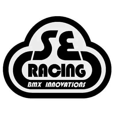 SE Racing - 80'S Head Tube Decal - Gen 2 BLACK On Clear - Old School Bmx • $11